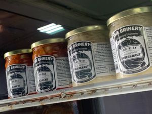 Sauerkraut & Kimchi from The Brinery at Lou's Market & Deli in Vicksburg