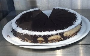 Chocolate and coconut cake  at Zoya Shop 6 in Sofia