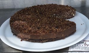 Chocolate tahini cake  at Zoya Shop 6 in Sofia