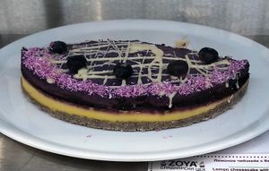 Lemon and blueberry cheesecake   at Zoya Shop 6 in Sofia