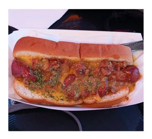 Chilli Cheez Dog at Soulfully Vegan in Berlin