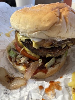 I think I had the cheeseburger ? I'm not sure anymore  at Soulfully Vegan in Berlin