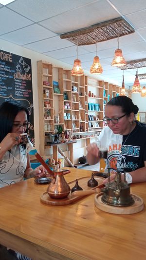 Café en Cezve. at Buen Vivir - Cafés Origen Pijao in Pijao