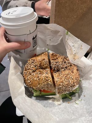   at Liberty Bagels - Wall Street in New York City