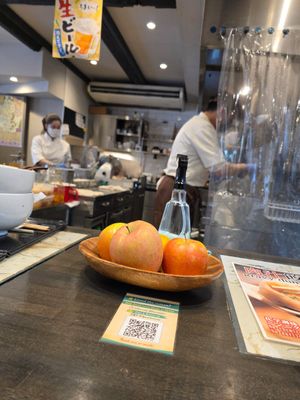 Kitchen at Japanese Noodle 一寸法師 in Kyoto