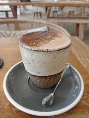 Spiced salted hot chocolate at VanillaFood in Noosa Heads
