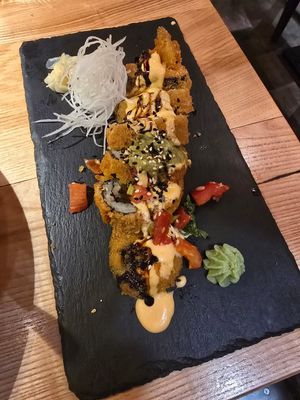 Frittiertes veganes Sushi (Gericht 206) at SAIKYO in Deggendorf