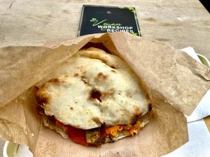 Souvlaki Handwich #Veganuary at Handwich in Athens