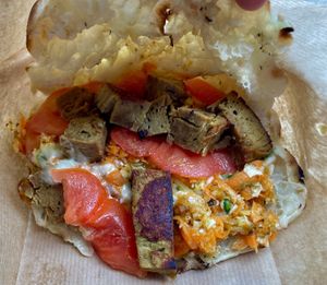 Souvlaki Handwich #Veganuary at Handwich in Athens