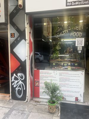 Menu - wish I got a better pic of it   at Handwich in Athens