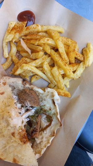 Smokey steak sandwich at Handwich in Athens