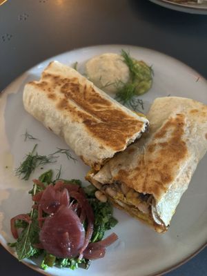 Breakfast Burritoo  at Christie's Urban Bistro in Budapest