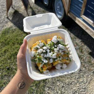 Street corn  at Pink Moon Cafe - Food Truck in Courtenay