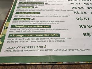 Vegan  at Fitzza in Rio De Janeiro