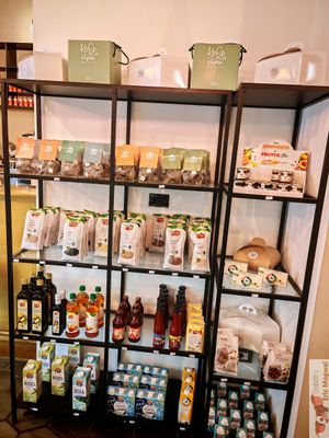 plant base milk, cream at Ko.bo Vegan in Milan