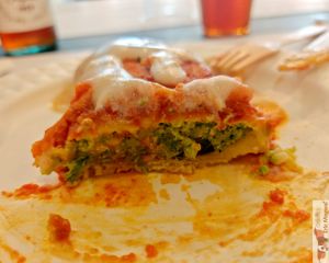 cannelloni with vegetables at Ko.bo Vegan in Milan