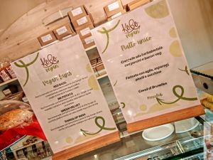 Menu of the day at Ko.bo Vegan in Milan