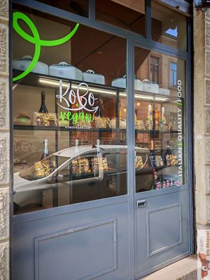 Facade at Ko.bo Vegan in Milan