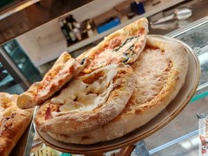 Pizza part at Ko.bo Vegan in Milan