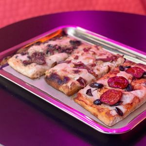 Pizzas  at New Freedom Cakes Cafe in Madrid