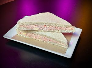 Spicy pepperoni sandwich  at New Freedom Cakes Cafe in Madrid