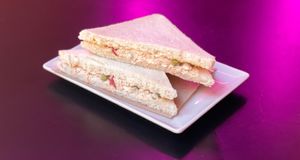Ensaladilla sandwich at New Freedom Cakes Cafe in Madrid