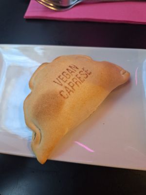 Empanada at New Freedom Cakes Cafe in Madrid