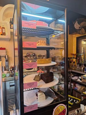 Cakes at New Freedom Cakes Cafe in Madrid