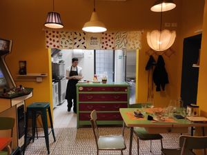 Kitchen at Cìciri in Brescia