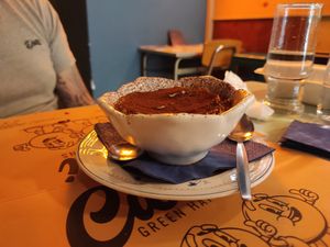 Tiramisu vegano at Cìciri in Brescia