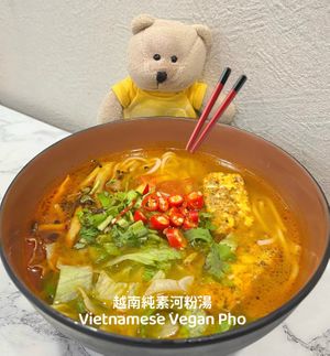 Vegan crab noodle $6.80  at VeganPho - Lucky Plaza in Central Singapore