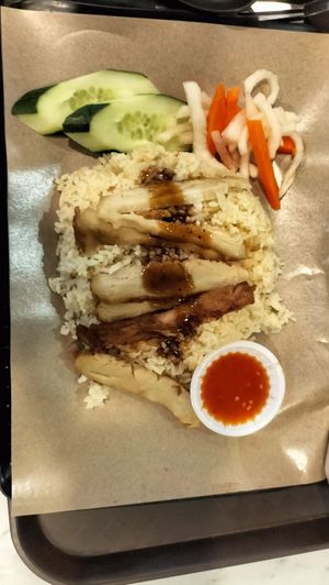 Chicken Rice at VeganPho - Lucky Plaza in Central Singapore