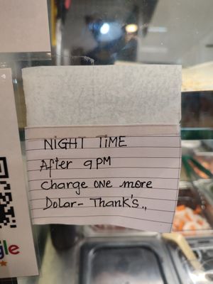 ☝️ take note. at VeganPho - Lucky Plaza in Central Singapore