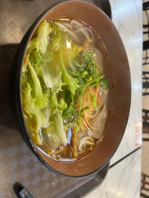 Vegan Spicy Beef Noodles   at VeganPho - Lucky Plaza in Central Singapore