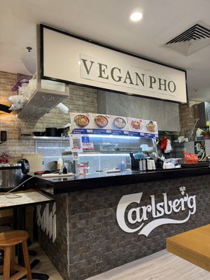  New location of stall in the same food court. at VeganPho - Lucky Plaza in Central Singapore
