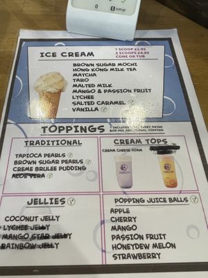 Vegan selection in green   at Manhua Cha in Newcastle Upon Tyne