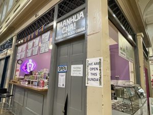 Look out for their neon sign in Grainger Market   at Manhua Cha in Newcastle Upon Tyne