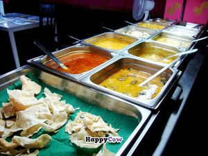 buffet at Krishnaa's in Zurich