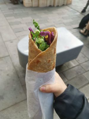 Wrap at Mountain Momo in Edinburgh