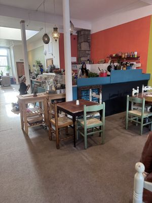 Outside   at Mountain Momo in Edinburgh