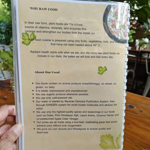  at Rasayana Raw Food Cafe in Bangkok