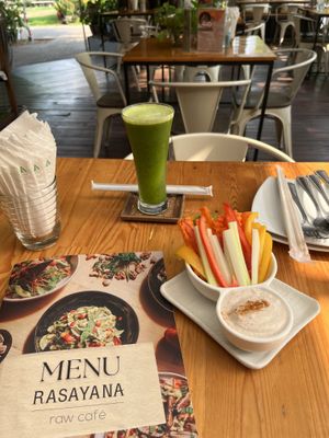   at Rasayana Raw Food Cafe in Bangkok