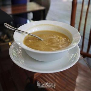 Island Paradise fruit soup at Rasayana Raw Food Cafe in Bangkok