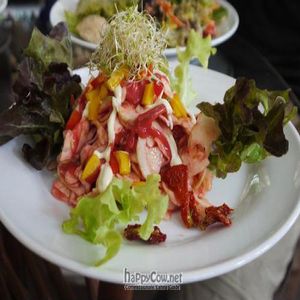 Zesty Fettucini & Red Sauce at Rasayana Raw Food Cafe in Bangkok