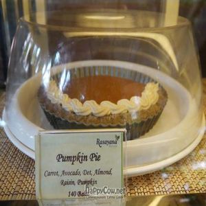 Pumpkin Pie at Rasayana Raw Food Cafe in Bangkok