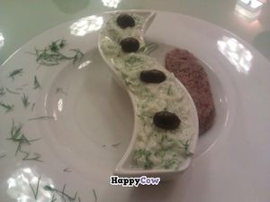 Greek tzaziki at Secret of Raw at Secret of Raw in Prague