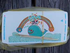 Love Box of Potstickers x10 total 70 TWD at Shang Di - Maybe closed in Taipei