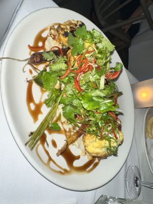 Vegan cauliflower   at Bistro C in Noosa Heads