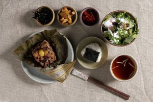 Rice Ball Set at YIBAP in Seoul