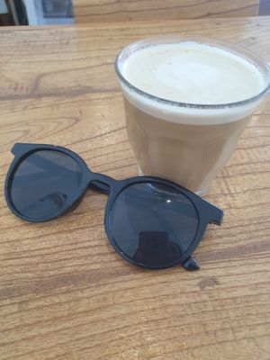 Soy Flat White at Core Coffee Lab and Retail in Kuta